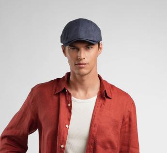 casquette plate lin Prato Lin